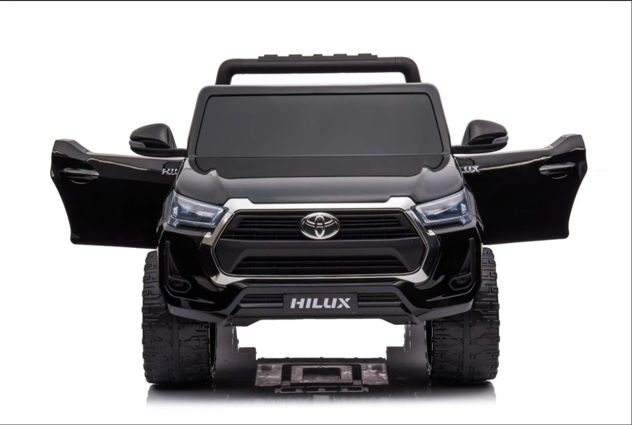 Toyota Hilux Kids Ride-On Car – Licensed in Black