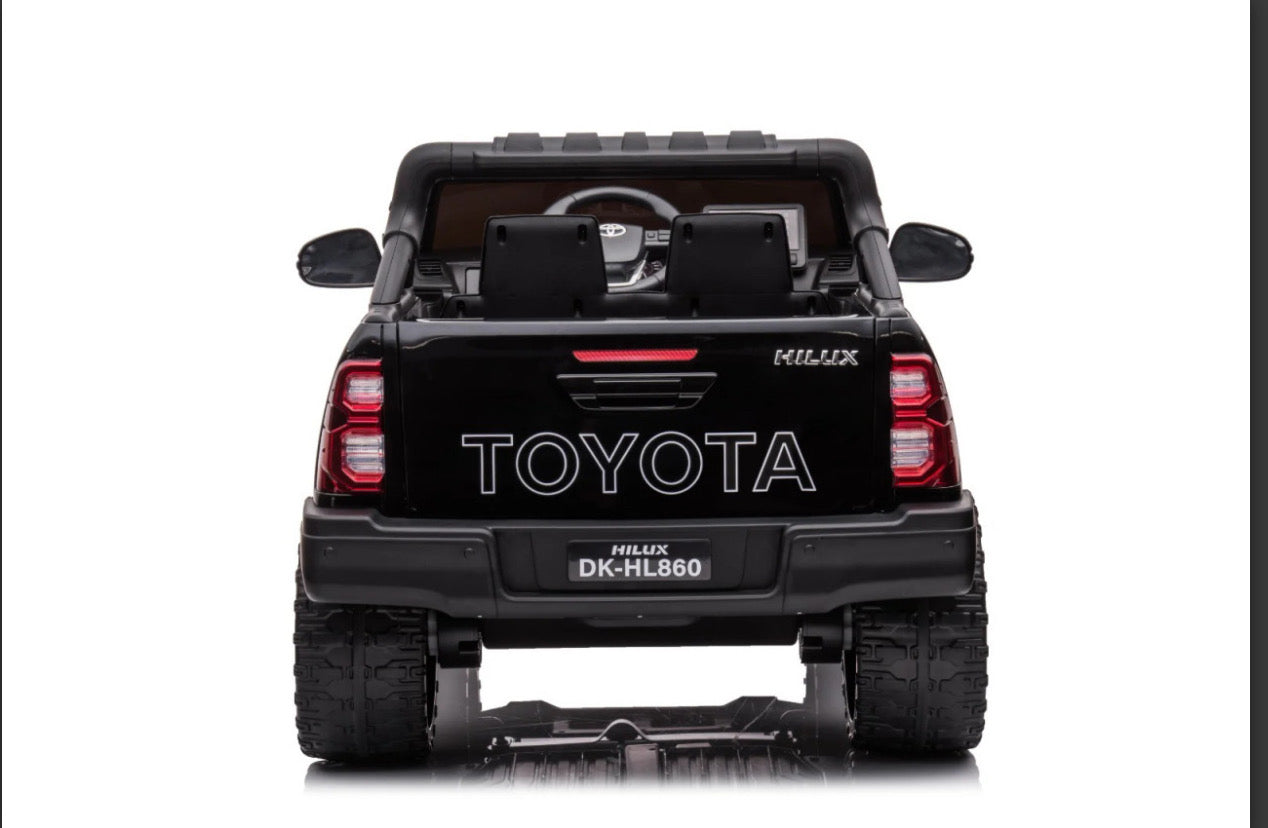 Toyota Hilux Kids Ride-On Car – Licensed in Black