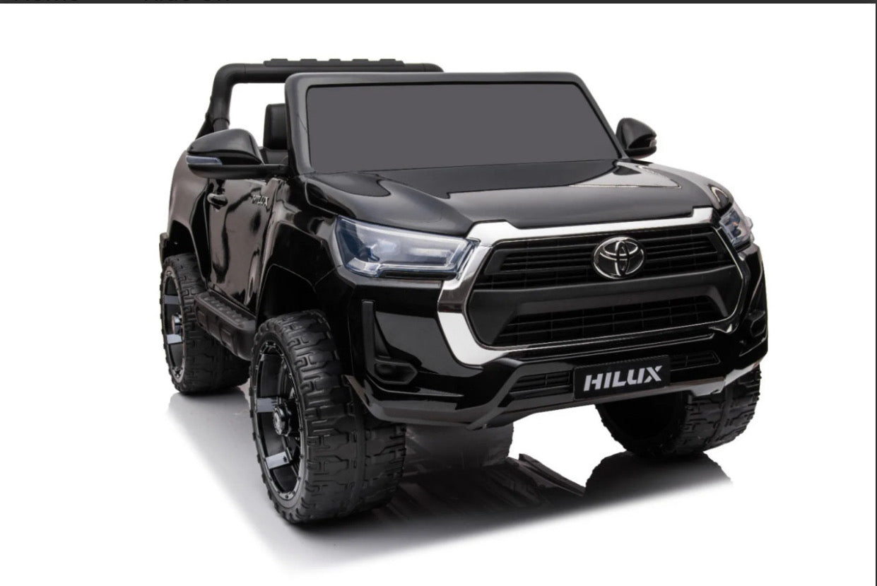 Toyota Hilux Kids Ride-On Car – Licensed in Black