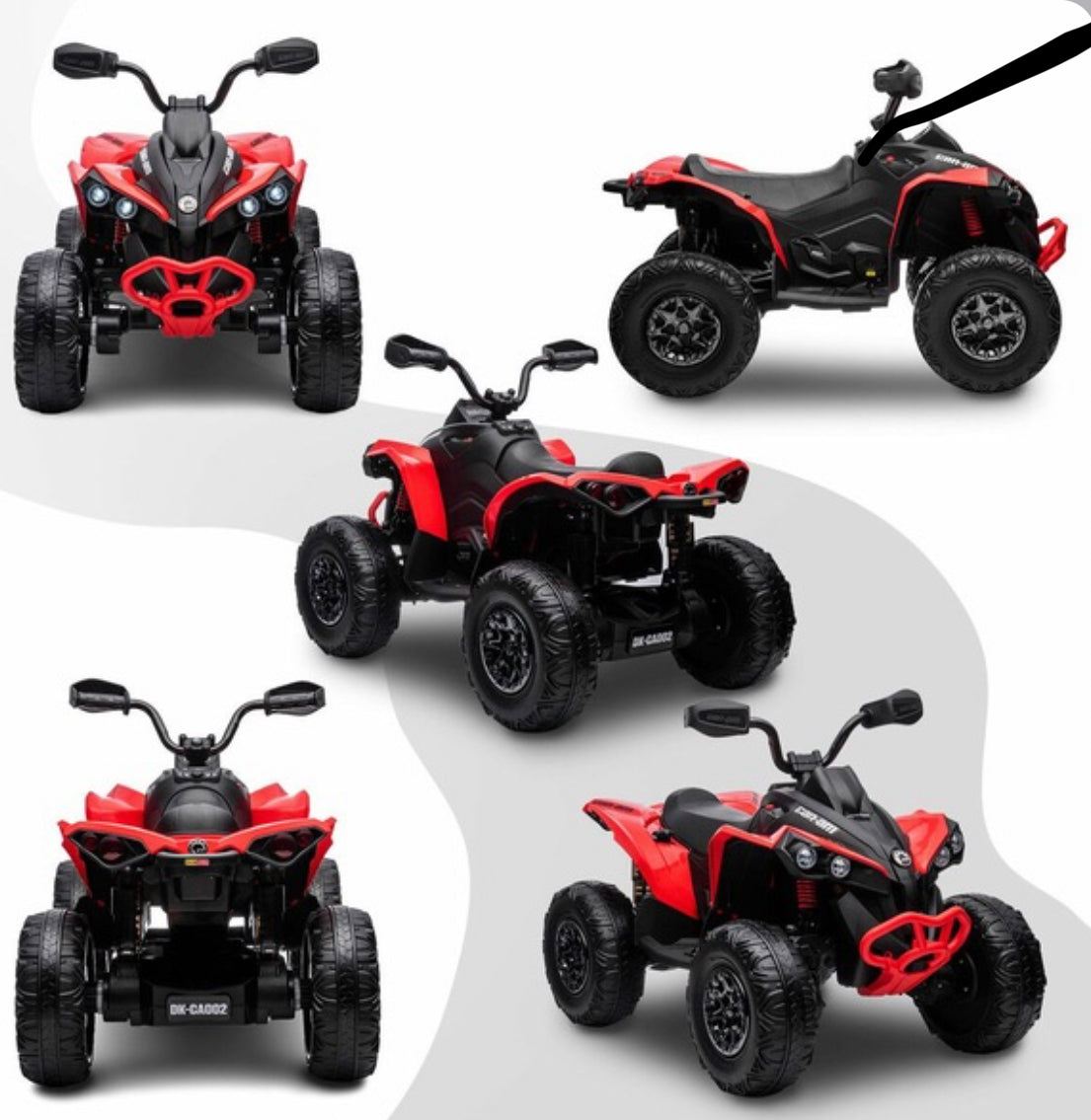 Can-Am Renegade ATV Kids Ride-On in RED