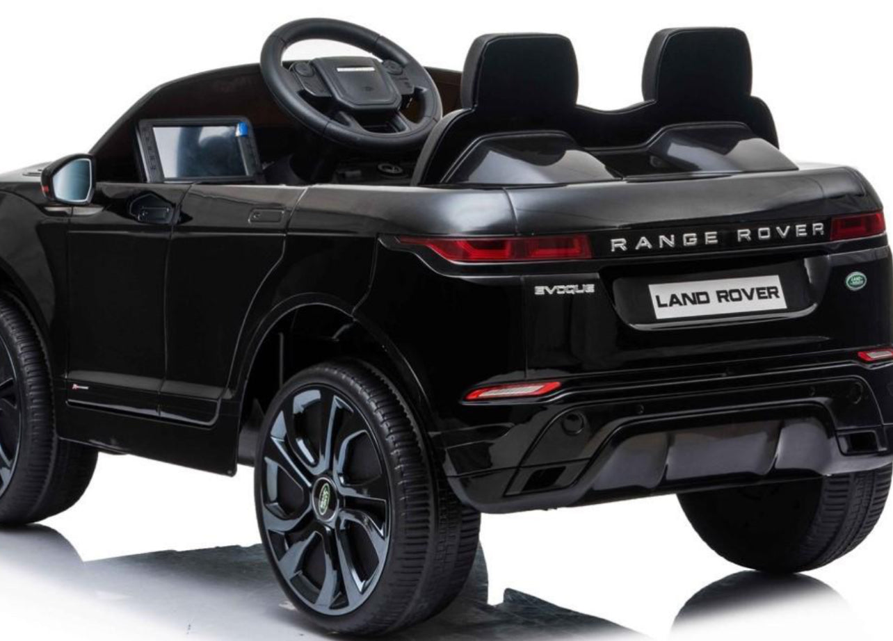 Range Rover Evoque kids electric car Black 12v