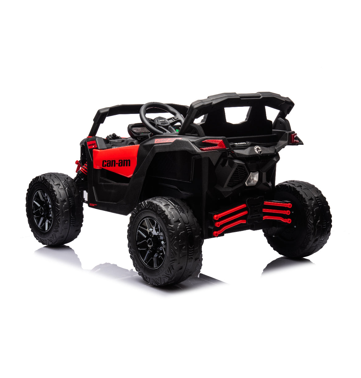 24V Licensed Can-Am Maverick UTV Kids Ride-On Car (Red)