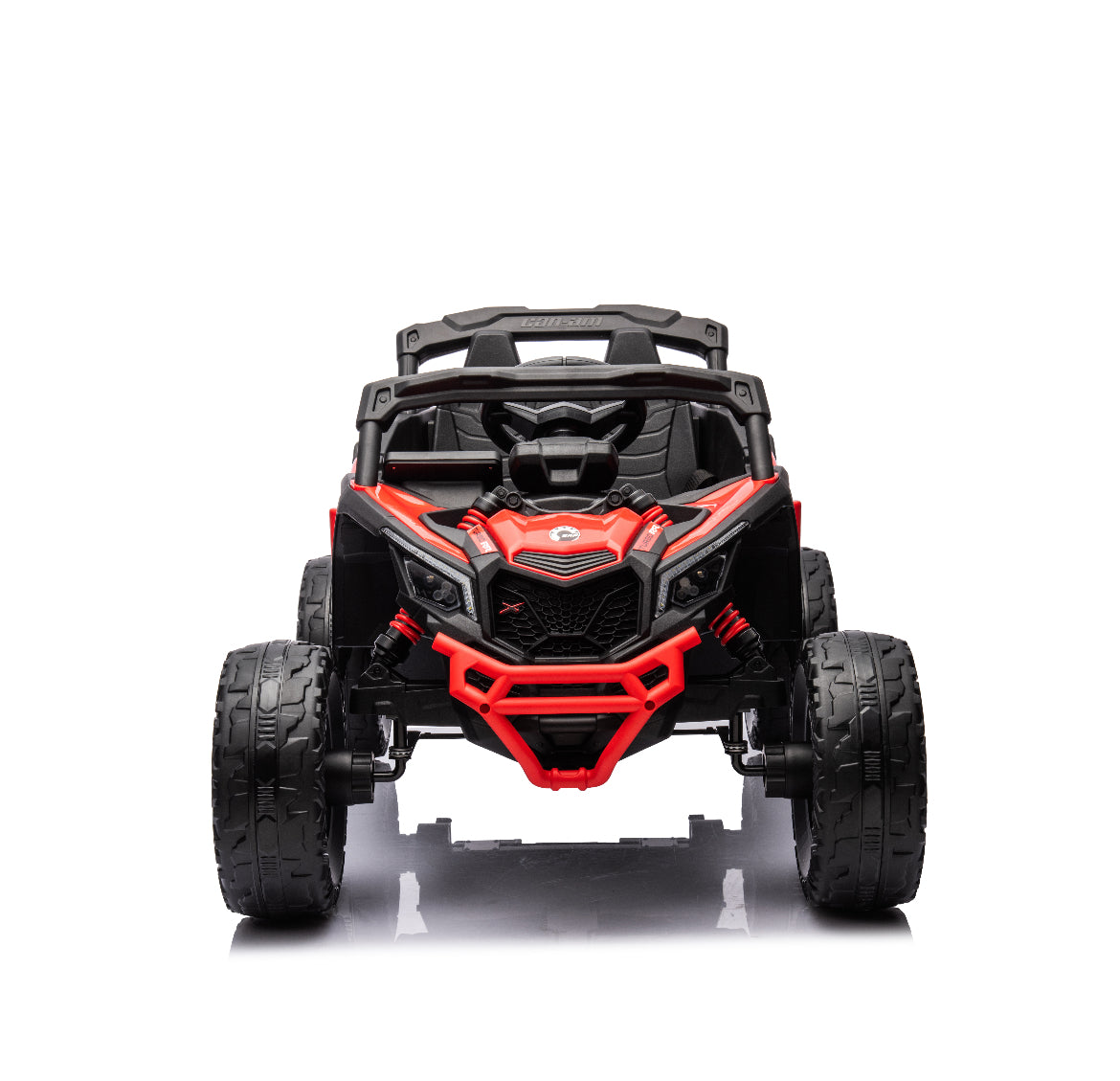 24V Licensed Can-Am Maverick UTV Kids Ride-On Car (Red)