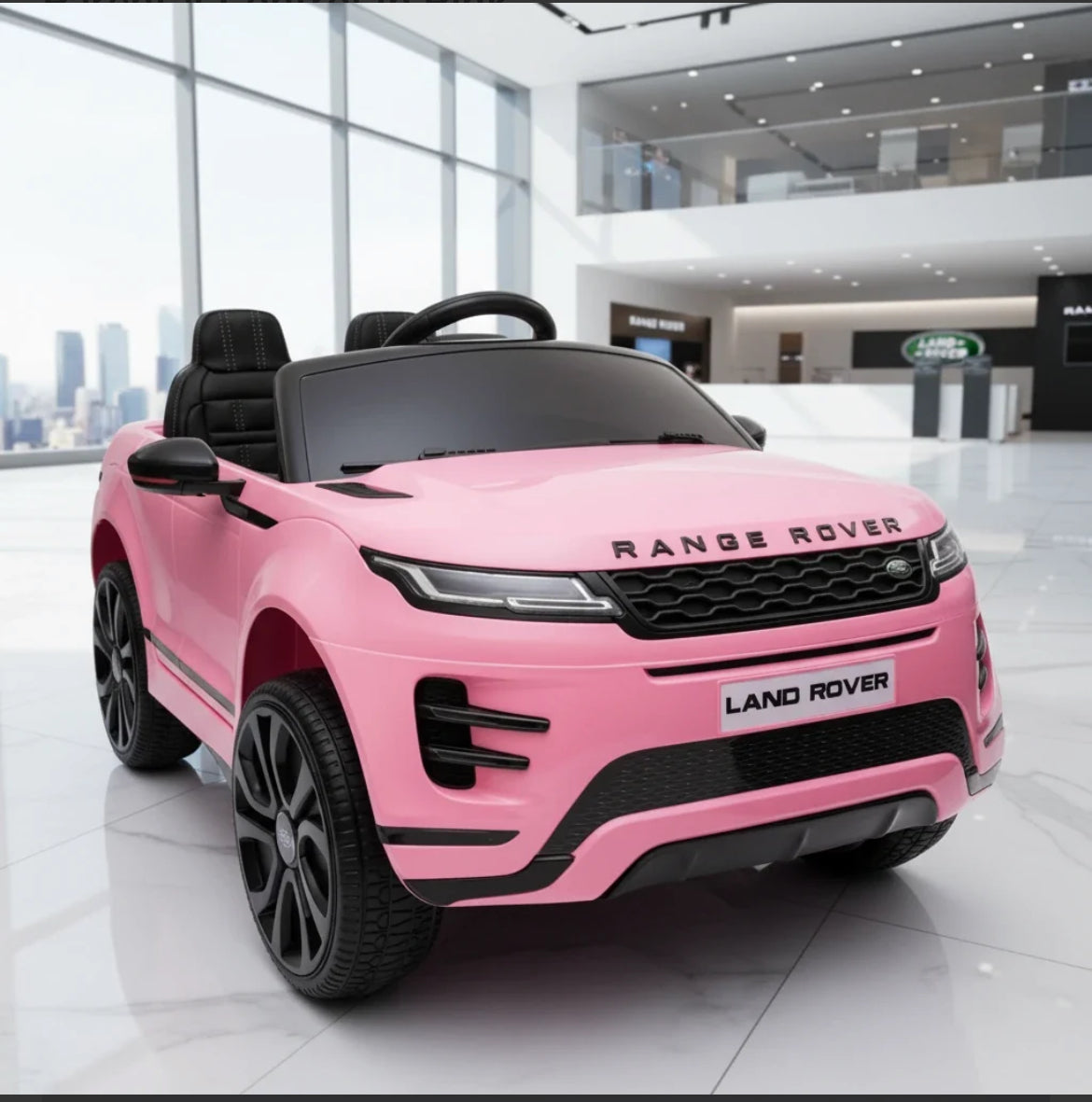 Licensed Range Rover Evoque kids electric car in Pink