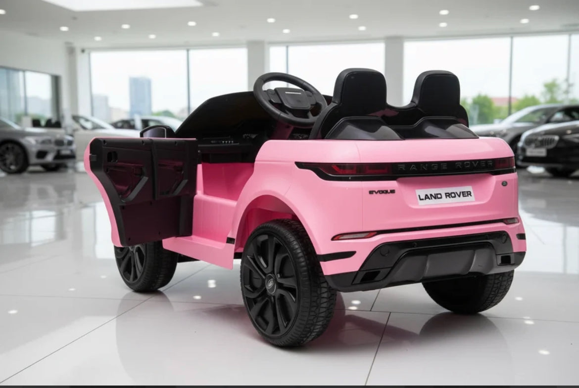 Licensed Range Rover Evoque kids electric car in Pink