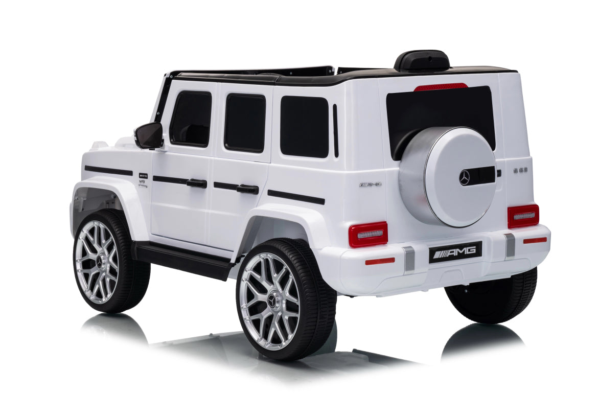 Licensed Mercedes-AMG G63 G-Wagon Kids Ride-On Car – 12V