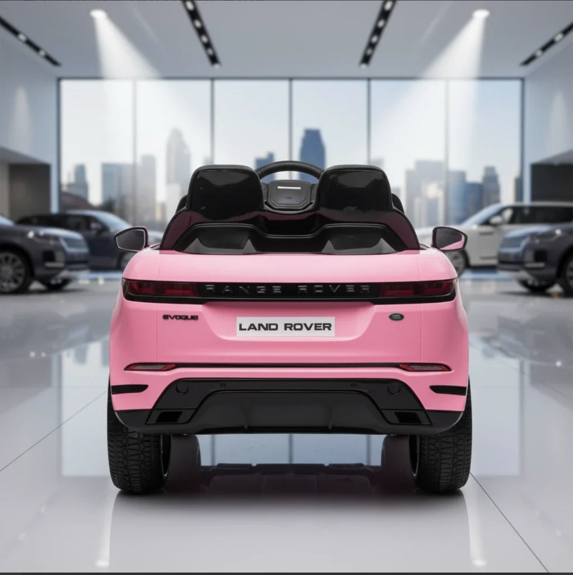 Licensed Range Rover Evoque kids electric car in Pink