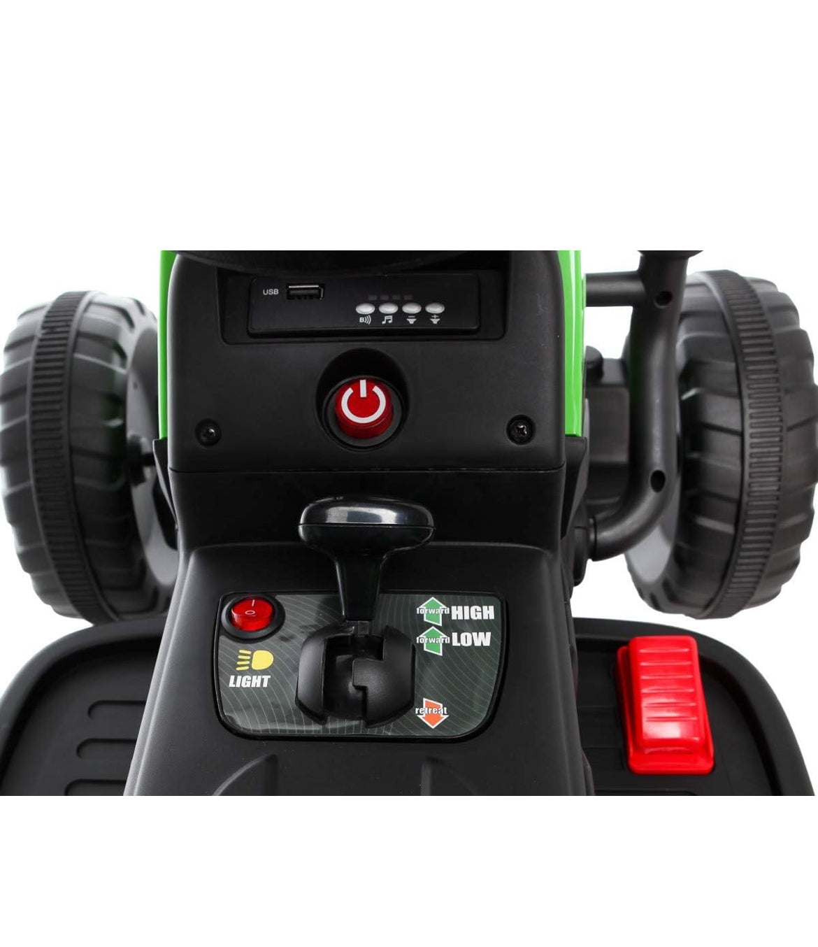 Kids Farm Tractor Ride-On Toy with Remote Control 12 v