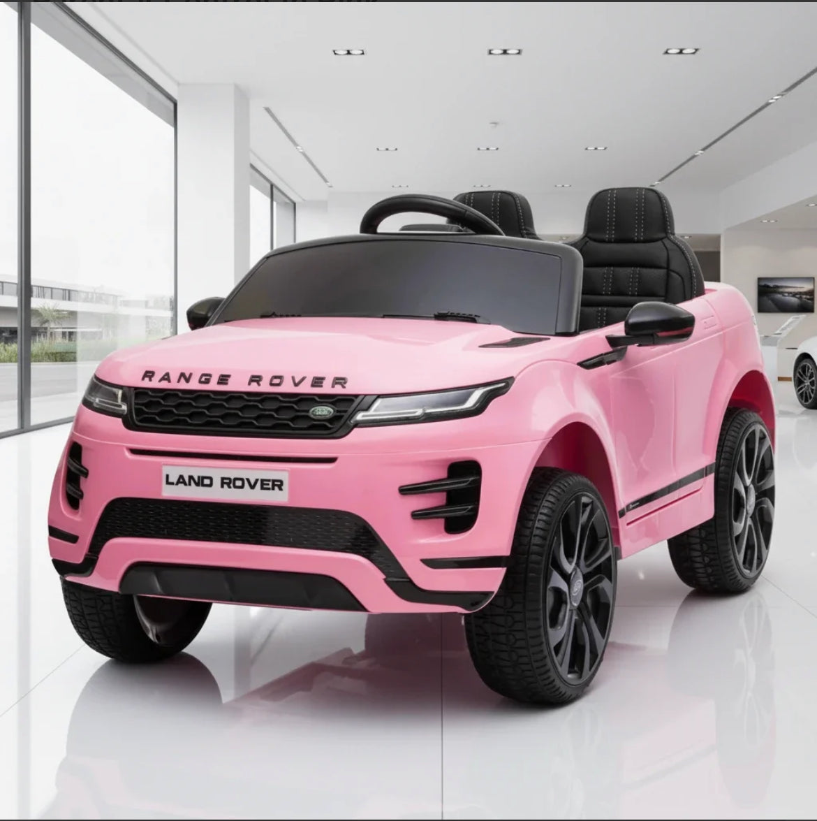 Licensed Range Rover Evoque kids electric car in Pink