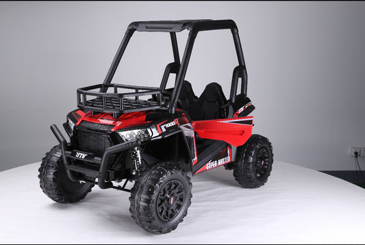 24V UTV Ride-On BEACH BUGGY SUPER MUSTER-60kg Capacity l EVA WHEELS & ROOF