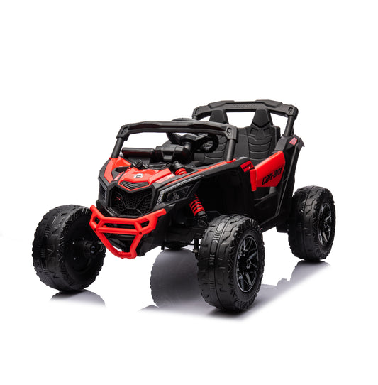 24V Licensed Can-Am Maverick UTV Kids Ride-On Car (Red)