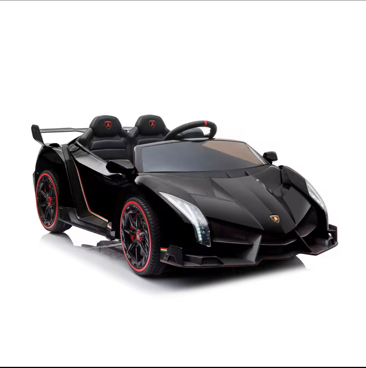 Lamborghini Veneno Kids Ride-On Car – Licensed in Black