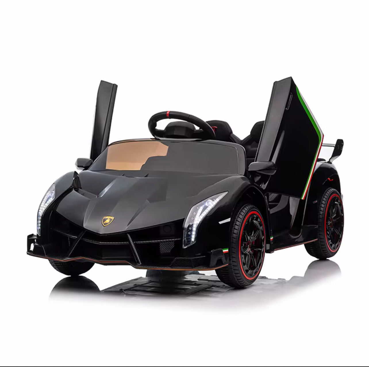 Lamborghini Veneno Kids Ride-On Car – Licensed in Black