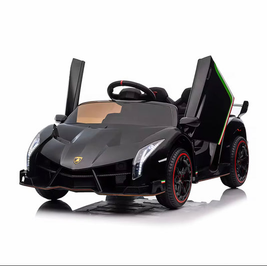 Lamborghini Veneno Kids Ride-On Car – Licensed in Black
