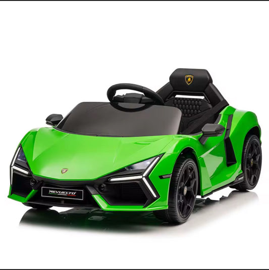 Lamborghini Revuelto Kids Ride-On Car – Licensed in Green